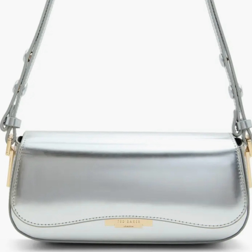 Ted Baker London Zoe Crossbody Silver Shoulder Bag